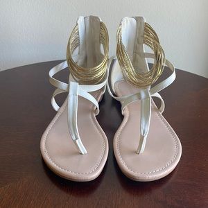 White Gladiator Sandal